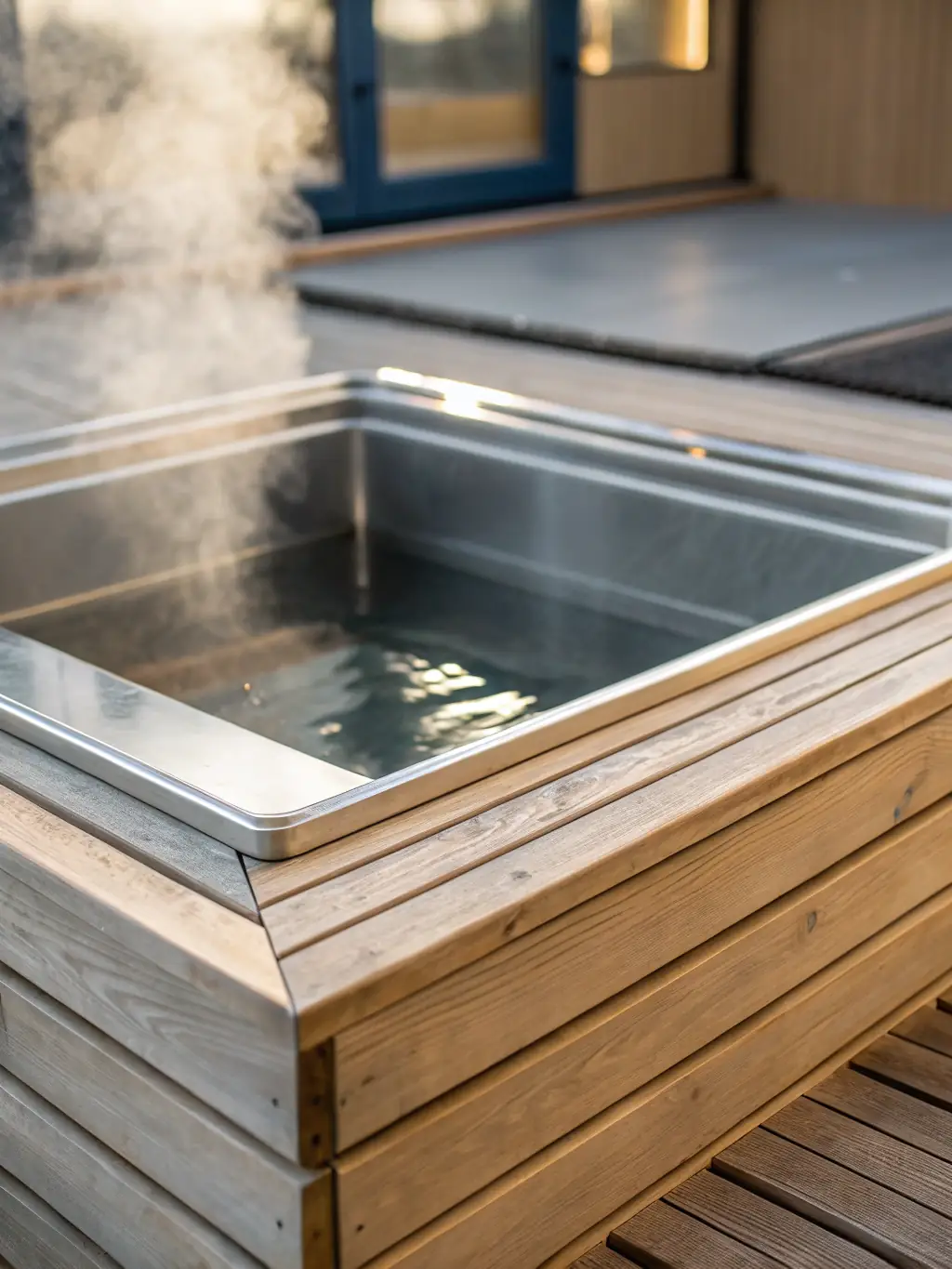 A portable steam sauna with a compact design, emphasizing its convenience and affordability for personal use at home.